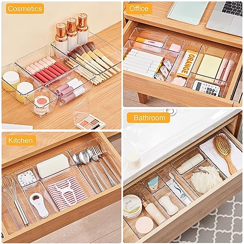 13-Piece Drawer Organizers with Non-Slip Silicone Pads, 5-Size - view 6