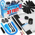 22-Pieces 32-Feet Dryer Vent Cleaner Kit, Dryer Vent Cleaning Kit