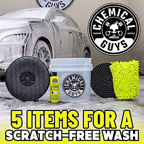 CWS61964BK Car Wash Detailing Bucket, Mitt & Accessories Bundle (6 Items) Featuring Black Light Foaming Car Wash Soap, 64 oz (Half Gallon) - Works on Cars, Trucks, SUVs, RVs & More - view 6