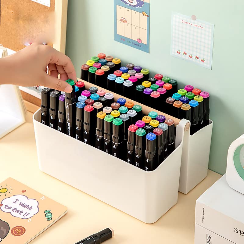 Art Supply Caddy Organizer with Handle,Teacher Tool Storage with Divider - view 2