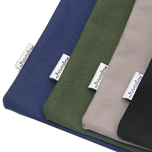 100% Cotton 16oz Heavy Duty Multi-purpose Canvas Zipper Tool Bag Organize Storage Pouch 4-pack - view 6