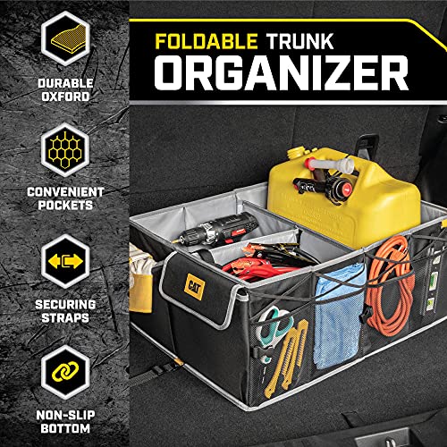 FlexTrunk Car Trunk Organizer and Storage - Collapsible Multi-Compartment Automotive Adjustable Multiple Pocket Expandable Sturdy Multipurpose Folding Cargo Store for Auto Backseat - view 2