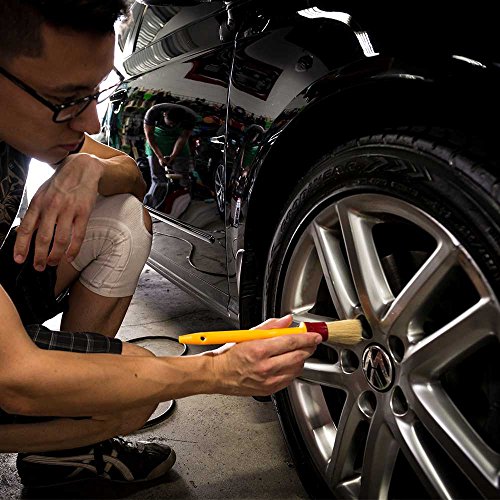 Boars Hair Detailing Brush for Wheels, Grilles & Interior - view 3