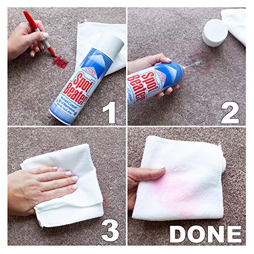 Instant Carpet Spot Remover for Fresh, Old & Stubborn Stains Such as Oil, Grease, Ink, Lipstick, Coffee, Pet Stains & More, 16 Oz, Pack of 3 - view 5
