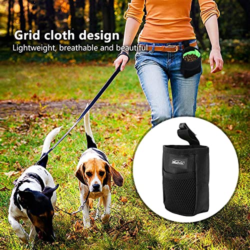 2 Pcs Dog Treat Pouch Pet Trainning Waist Bag Portable Food Snack Small Item Storage Holder Bag Hook Design Pet Training Reward Pouch Bait Sack Mini Doggie Puppy Bird Snack Carrier Container Pockets - view 6
