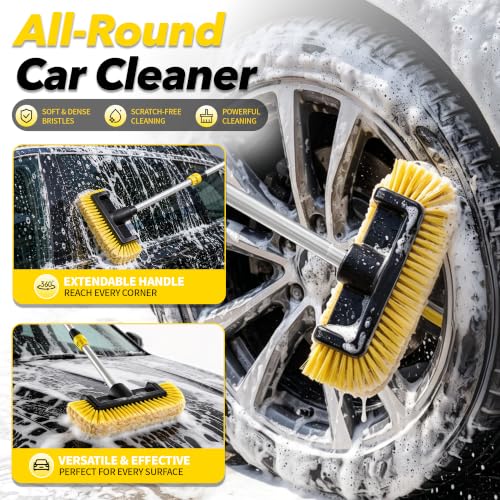 16FT Reach Car Wash Brush with Handle, Water-Thru RV Washing Brush - view 3