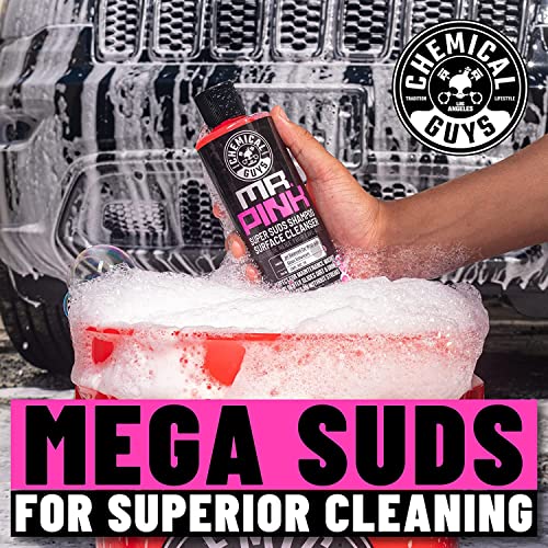 Mr. Pink Foaming Car Wash Soap & Chenille Mitt Kit, 16 oz - view 2