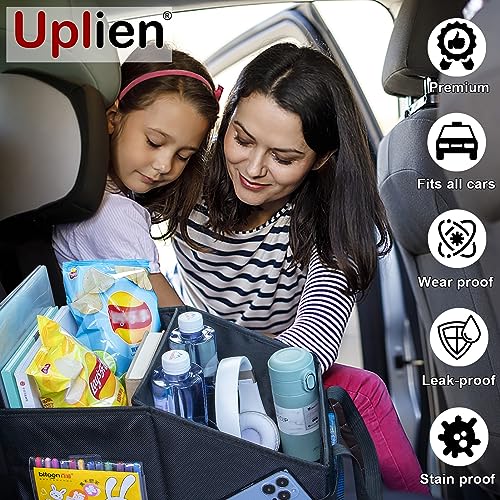 Front-Back Seat Car Organizer Box - Portable Passenger Seat Organizer, Odorless Fabric Car Seat Organizer, Universal Foldable Auto Seat Storage Caddy for Kids & Adults Road Trip Essentials (Black) - view 2