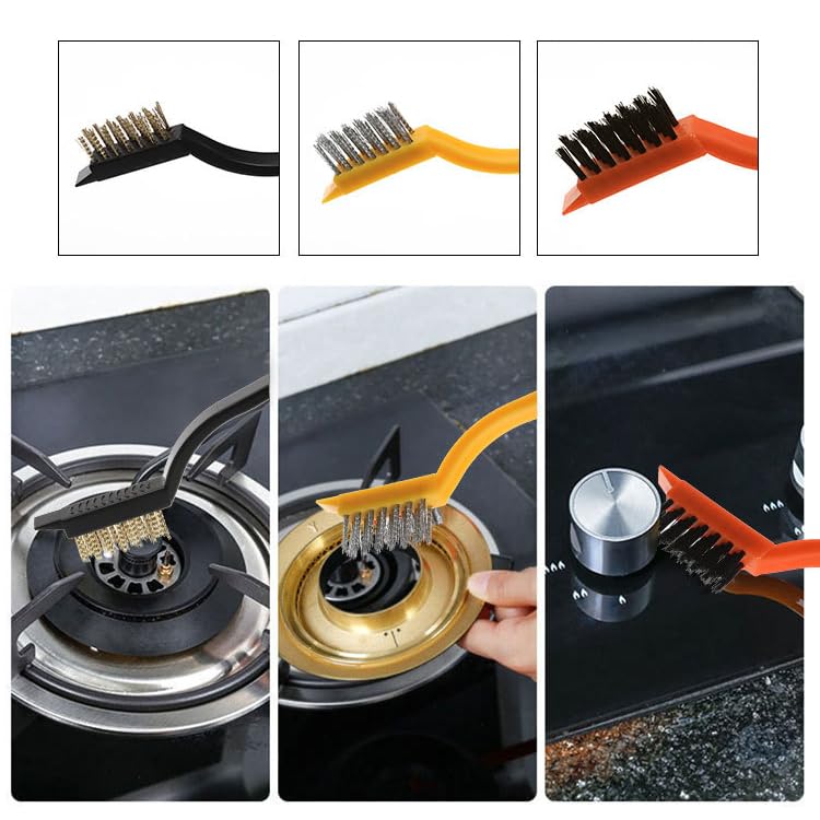 12Pcs Crevice Brushes for Cleaning Crevice Cleaning Brush Set Hard Bristle Crevice Cleaning Brush Supplies for Corner Sink Cup Teapot Bottle Blender-Multifunctional Brush Cleaner - view 5