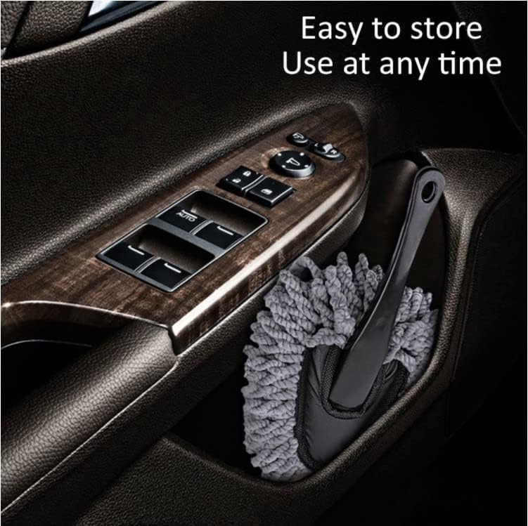 Multi-Functional Car Duster Cleaning Dirt Dust Clean Brush Dusting Tool Mop Gray Car Cleaning Products - view 7