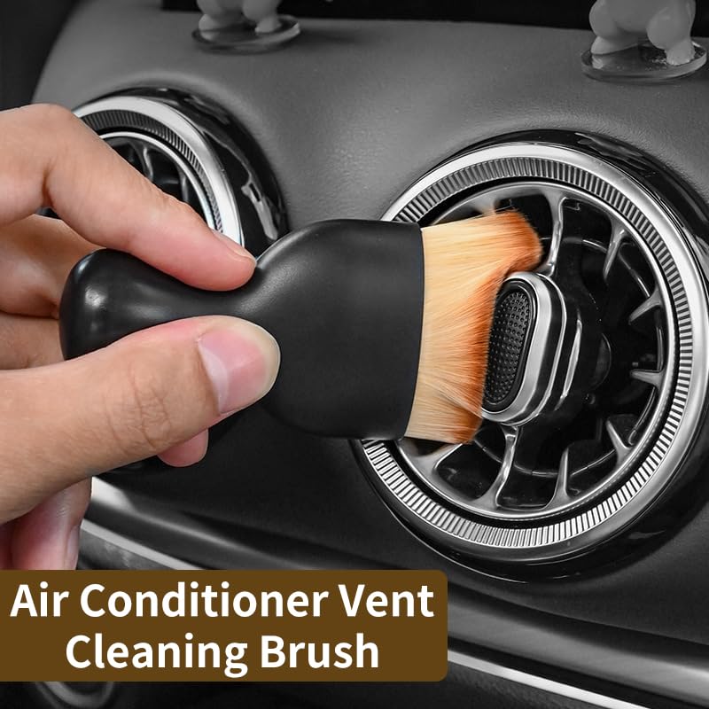 Car Interior Cleaning Brush Set, 2PCS - view 2