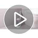 2 Pack Disposable Toilet Brush Set with Caddy, 2 Handles, 28 Refills - view 7