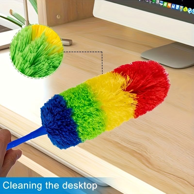 Colorful Electrostatic Dust Remover - Magic Cleaning Tool for Home, Sofa, and Furniture - No Required, Resin Head with Plastic Handle, Multi-Surface Use, Suitable for Bedrooms - view 5