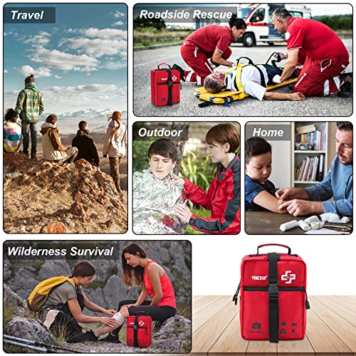 400 Piece Large First Aid Kit for Home, Car, Travel, Camping,Sports - view 5