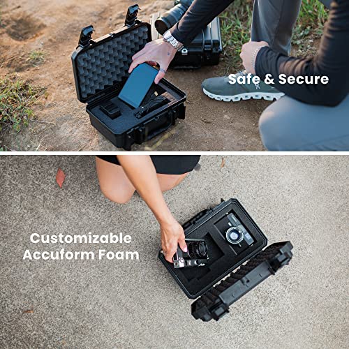 230 Heavy Duty Protective Dry Box Case with Foam - TSA Approved/Mil Spec / IP67 Waterproof/USA Made for Ammo First Aid Kits Microphones Motorcycles Bikes (with Foam) - view 4