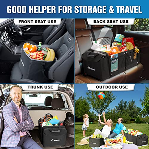 Extra Large 4-in-1 Trunk Organizer with Cooler for Car (Black) - view 6
