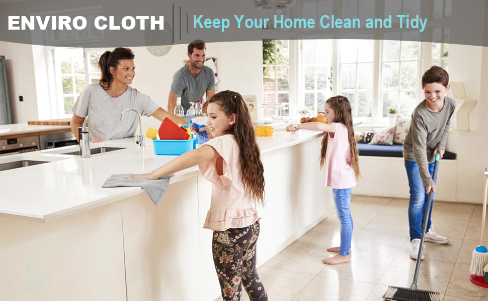 2 x NΘrwex Enviro Cloth, Glass Cloth, Cleaning Cloth, Streaks Schatches Free (Grey 2 Pack) - view 6
