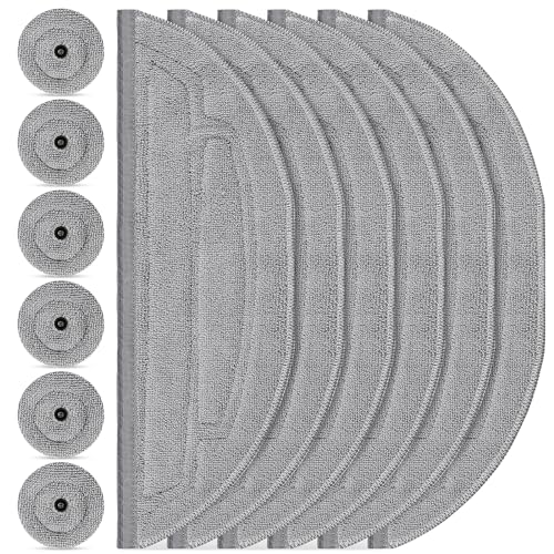 12 Pack Mop Pads Refills for Roborock S8 MaxV/S8 Max Ultra Robot Vacuum