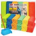 12-Pack Microfibre Cleaning Cloths 30 x 18 in, Lint-Free, Reusable