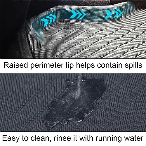 For Ioniq5 All Weather Trunk Mat, 3D Cargo Liner Rear Trunk Floor Mat XPE Material Compatible with Hyundai Ioniq 5 2022 2023 2024 Accessories NOT Fit 2025+ - view 3