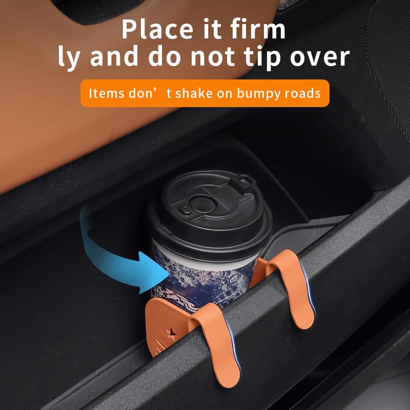 Car Door Side Storage Partition, Universal Divider Baffle Car Side Organizer Car Door Compartment Storage Partition, Universal for Car SUV (Black-2Pcs) - view 5