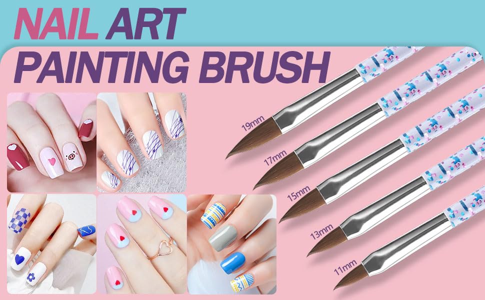 35pcs Nail Art Pens brushes,Nail Art Tool Set,Nail Dotting Tools,Nail Dust Brush,Striping Nail Art Brushes for Long Lines,Nail Drawing Pen For Nail Design - view 6