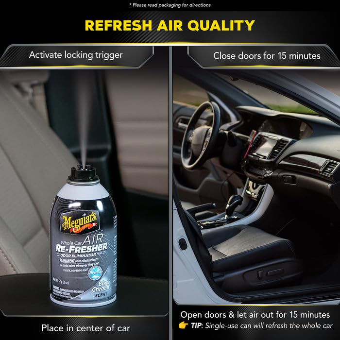 Whole Car Air Refresher, Black Chrome 2 Oz 6 Pack - view 5