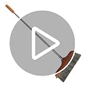 Anti-Static Floor Sweeper Broom with Horse Tail Hair Bristles and Stainless Steel Handle for Indoor Cleaning Kitchen Bathroom and Hardwood Floors - view 7