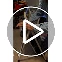 3 Step Ladder Folding Step Stool with Wide Anti-Slip Pedals and Comfort Handgrip for Kitchen Household and Office, Lightweight Capacity 500lbs Sturdy Step Ladder (White) - view 7