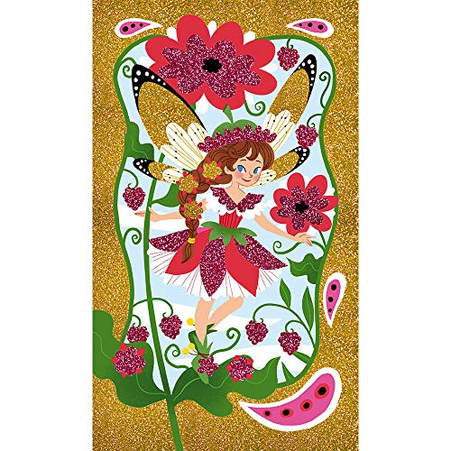Janod Crafts – No Glue Glitter Fairies Art Picture Set – Creative, Imaginative, Inventive, and Developmental Play - STEAM Approach to Learning – Ages 4-8+ - view 4
