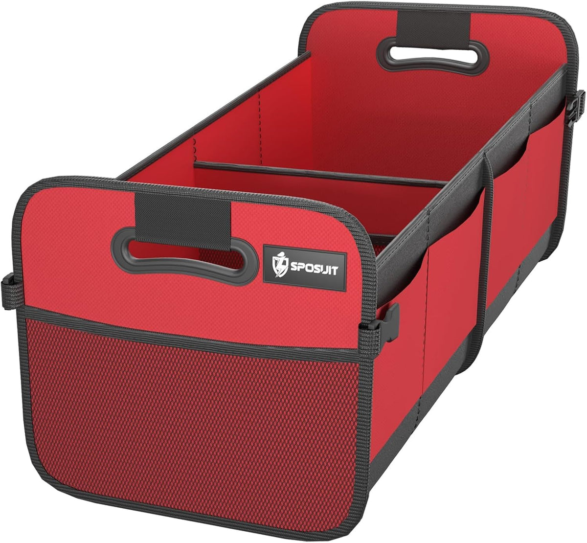 Trunk Organizer for Car - 70L Collapsible Car Storage with 11 Pockets & Reinforced Handles, SUV Trunk Organizers for Grocery Cargo