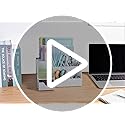 Grey Desk Organizer, 9 Compartments, Office Supplies and Desk Accessories Organizer, Office Decor Desktop Organizer (Gray) - view 7
