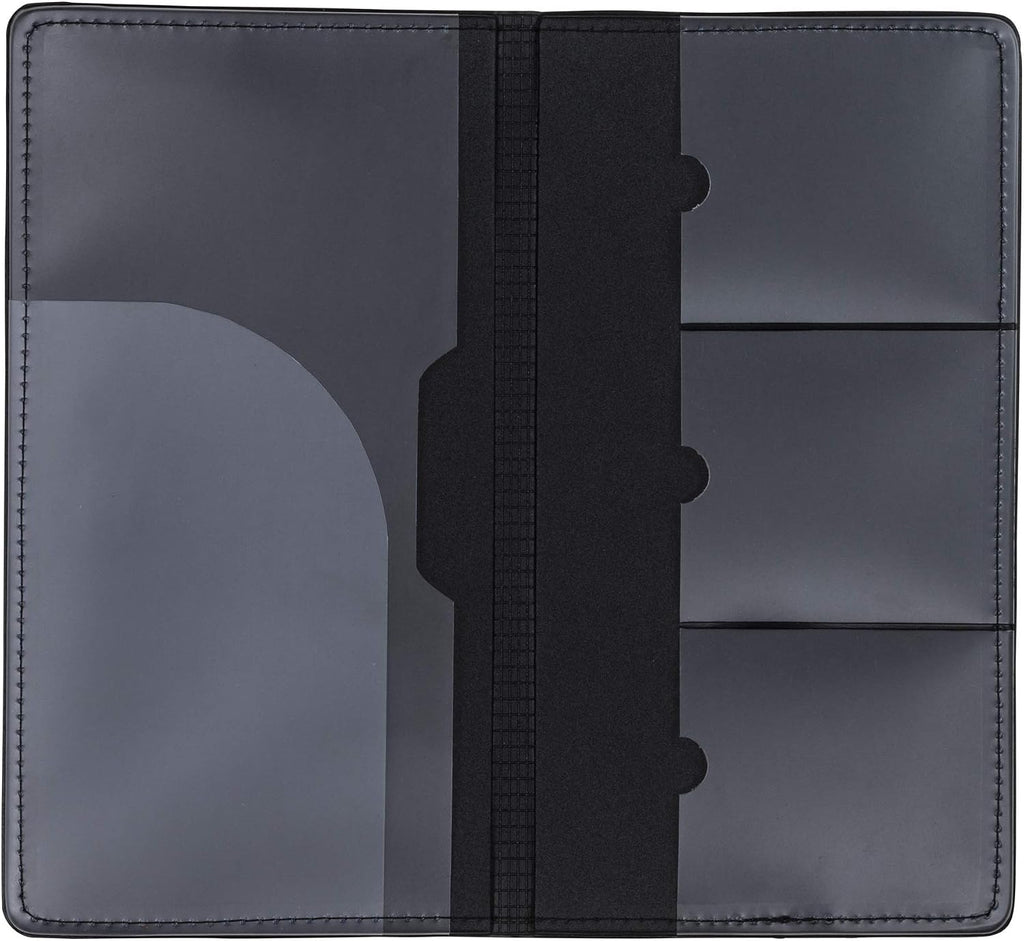 2 Pack Car Registration and Insurance Holder, Essential Vehicle Glove Box Organizer, Vehicle Document Holder, Faux Leather, Sleek Black Design, Lottery Ticket Holders - view 5