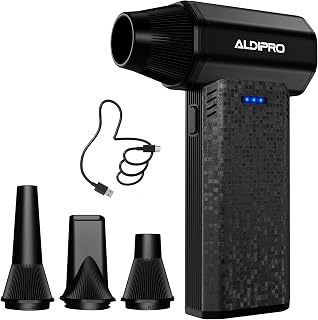 110000 RPM Brushless Compressed Air Duster for Deep PC Keyboard Cleaning