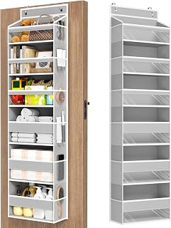 6 Tiers Over The Door Organizer, Behind The Door Storage Hanging Shelves