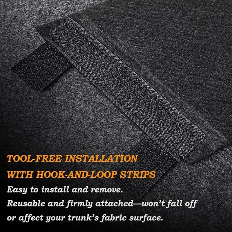 2 Pcs Trunk Side Organizer for Toyota Crown XVI Signia 2025 2024, Cargo Storage Divider Rear Boot Partition Board Felt Pocket Space Saver Interior Accessories - view 3