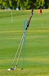 Portable Golf Club Stand by Bronwyck - Lightweight Hands-Free Golf Club Holder for Course, Practice & Driving Range - Multiple Colors