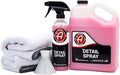 Adam’s Detail Spray Collection Kit – Quick Waterless Car Detailer Spray + 1 Gallon Refill - Gloss Enhancer, Dust & Light Dirt Remover - Complete Car Detailing Bundle