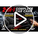 Microfiber Car Drying Towel & Interior Cleaning Cloth Set (2-Piece), 1300 GSM 24” x 36” Twisted Loop + 550 GSM 16” x 16” Coral Fleece, Streak-Free, Scratch-Free, Auto Detailing for Cars, Trucks & SUV - view 7
