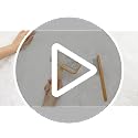 Carpet Rake Sheepskin Wool Brush and Cleaner Comb, Black, 2PCS(Big+Small) - view 7