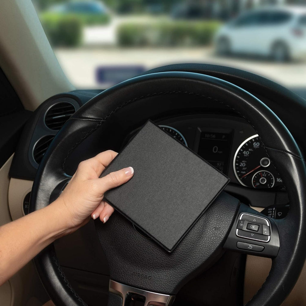 2 Pack Car Registration and Insurance Holder, 5.25" x 4.75" Black Glove Box Organizer, Perfect for Multiple Vehicles - view 6