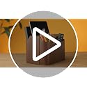 PU Vegan Leather Desk Organizer Cube with Tablet Slot, Nightstand Caddy & Couch Organizer — 4 Remote Pockets + iPad/Kindle Slot, Makeup Brush Holder, Suede Lined, 8 x 6.1 x 6.1 in, Light Brown - view 7