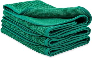 Griot's Garage Dual Weave Interior Towels for Car Detailing, Cleaning, and Polishing, Ultra-Absorbent, Scratch and Lint-Free, 16” x 16”, Set of 3, 10282