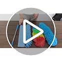Rainbow Static Duster 24inch Reusable Microfiber Electrostatic Dusters with 2 Beandable and Washable Duster Head for Cleaning Home, Office, Car - view 7