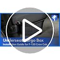 Underseat Storage Box Compatible with 2015-2026 Ford F-150; 2017-2026 F-250 F-350 SD Supercrew Cab, Black Rear Under Seat Storage Organizer Cargo Box | TG-CB5F2228 - view 6