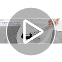 Toilet Bowl Brush Holder Set: Curved Design with Holder for Deep Cleaning Under Rim - Compact Hidden Scrubber for Small Space - Modern RV Bathroom Accessories - White 1 Pack - view 7