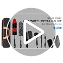 9PCS Car Wheel Detailing Brush Kit Scratch-Free Rim & Tire Cleaner Brushes - view 7