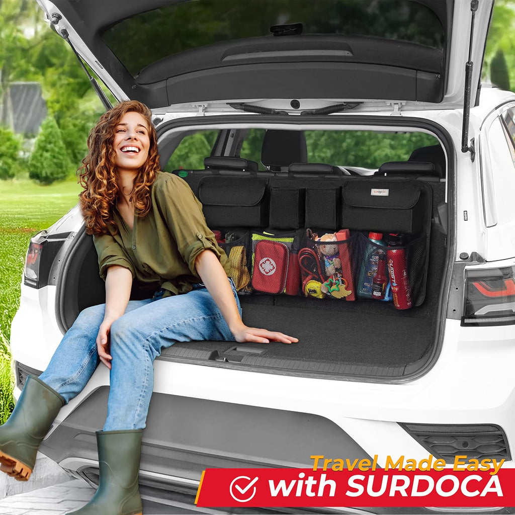 Car Trunk Organizer, LARGE CAPACITY Car Storage Bag with 8 Pockets, 7X Upgraded Trunk Storage Organizer for Car, SUV, Truck, MPV - view 6