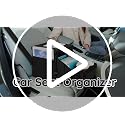 Car Front Seat Organizer, Backseat Car Organizer, Black - view 7