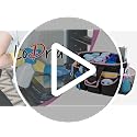 Cleaning Caddy Bag with 3 Compartments and Shoulder Strap, Pink Edge - view 7
